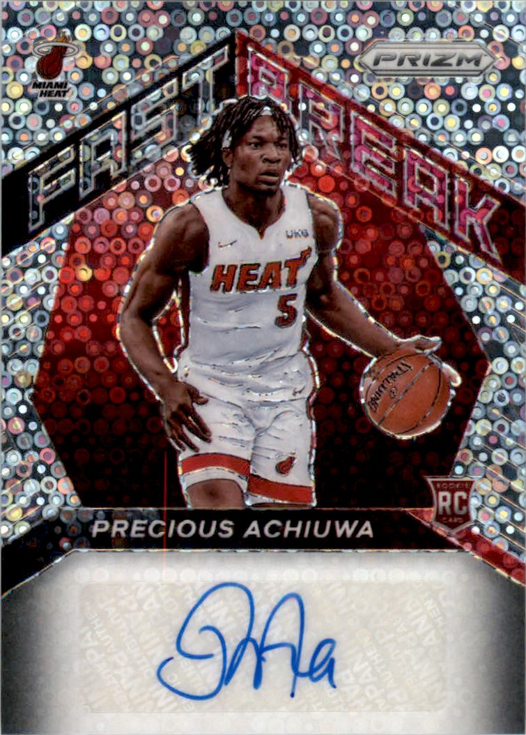 2020-21 Panini Prizm Fast Break Rookie Autographs #12 Precious Achiuwa