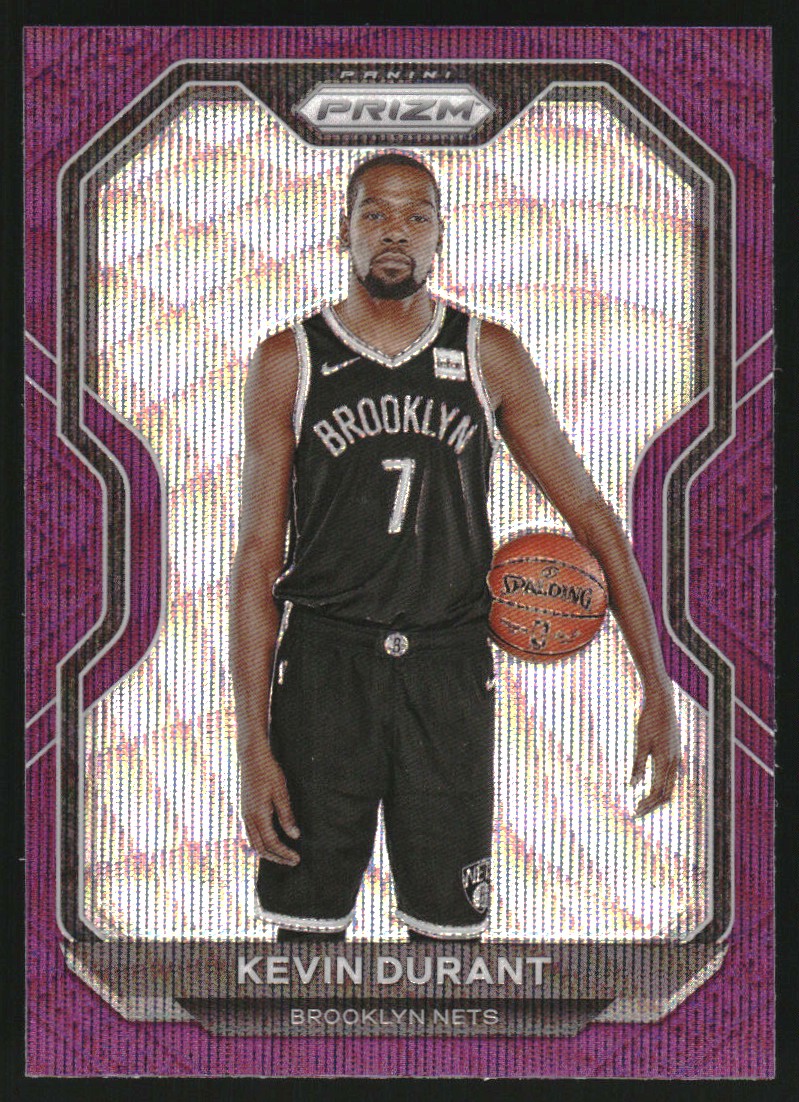 2020-21 Panini Prizm Prizms Purple Wave #81 Kevin Durant