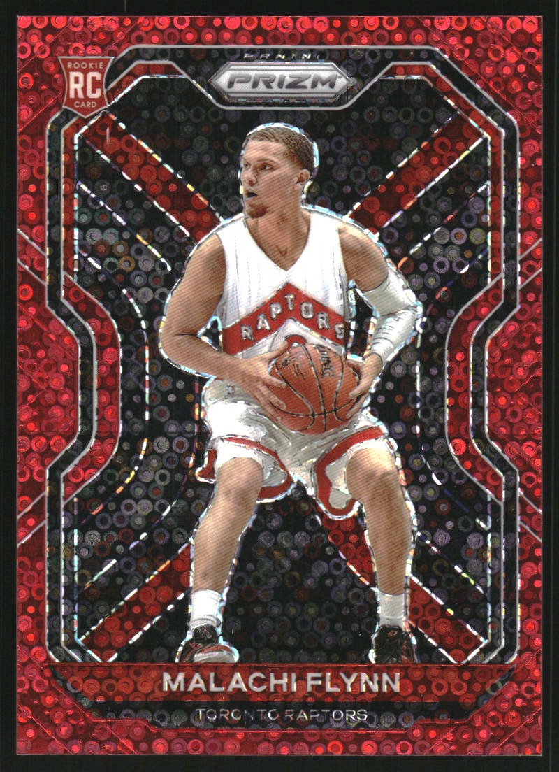 2020-21 Panini Prizm Prizms Fast Break Red #287 Malachi Flynn