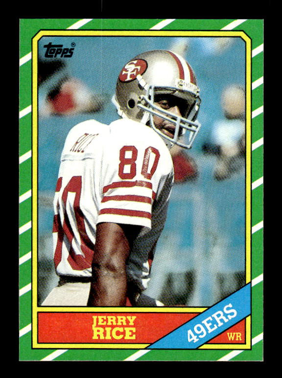 1986 Topps #161 Jerry Rice RC