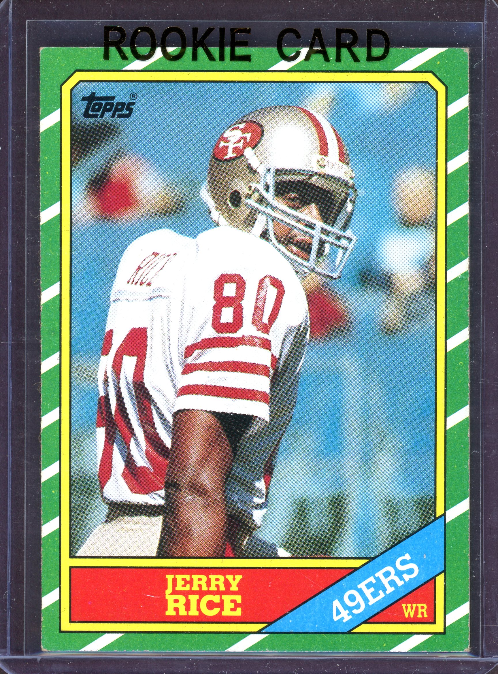 1986 Topps #161 Jerry Rice RC - Ex+