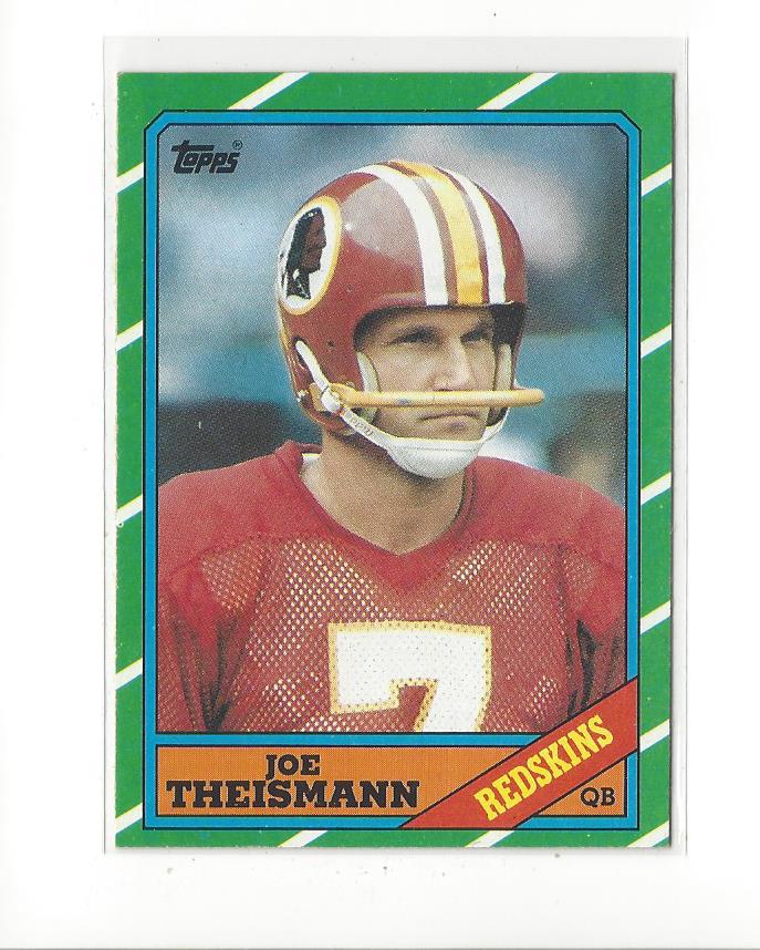 1986 Topps #171 Joe Theismann
