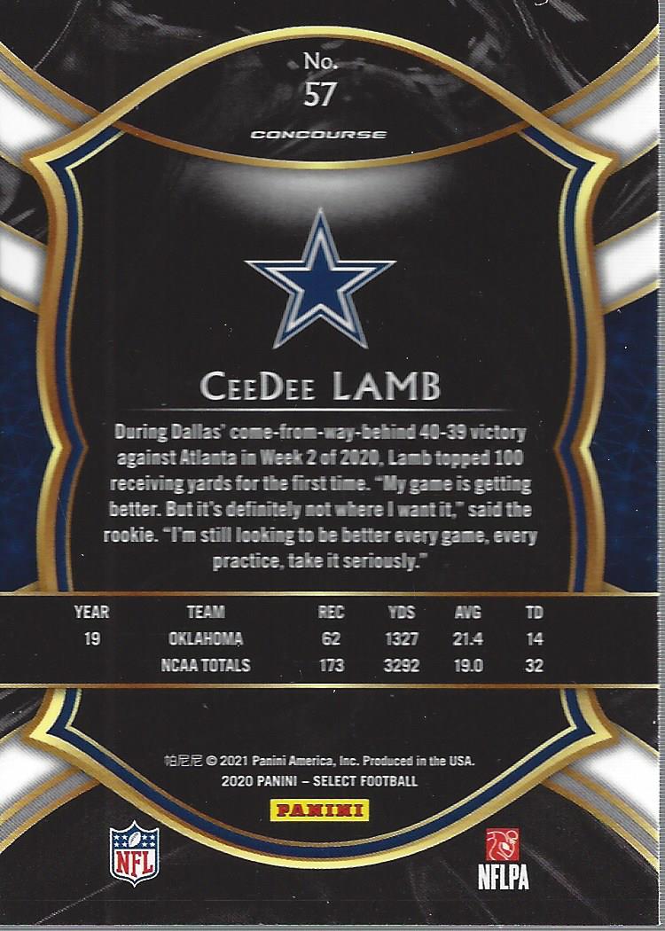 2020 Select Football Card Pick (Base) 1-255