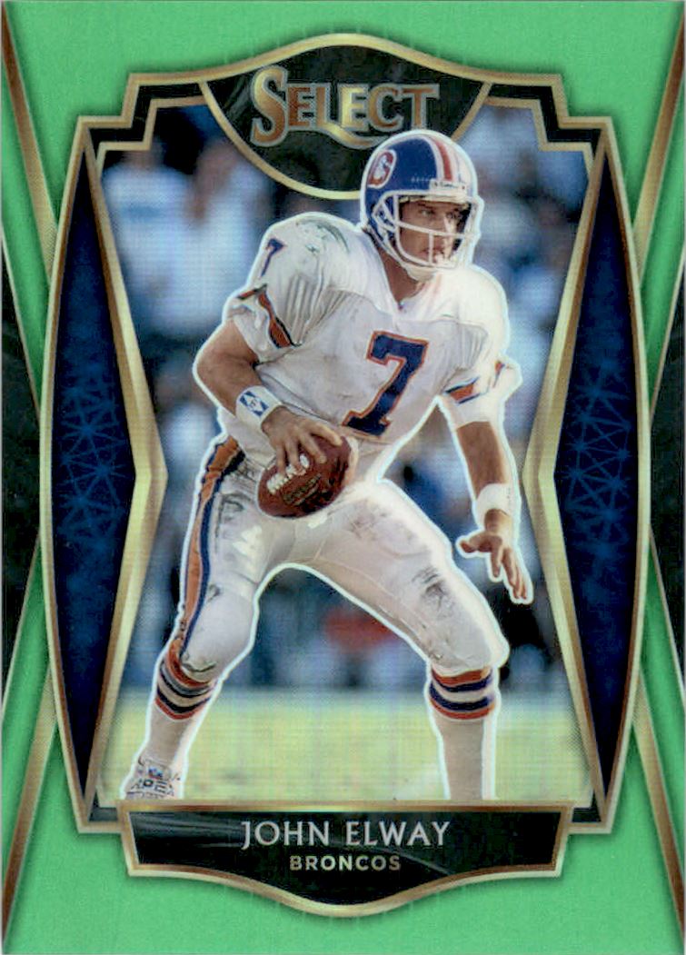 2020 Select Prizm Neon Green #119 John Elway