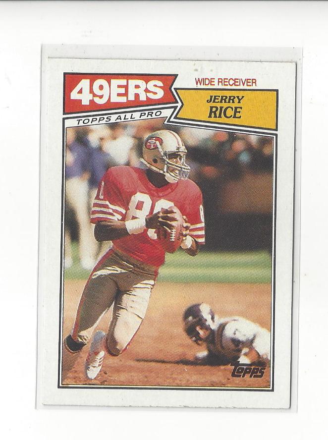 1987 Topps #115 Jerry Rice AP - NM-MT