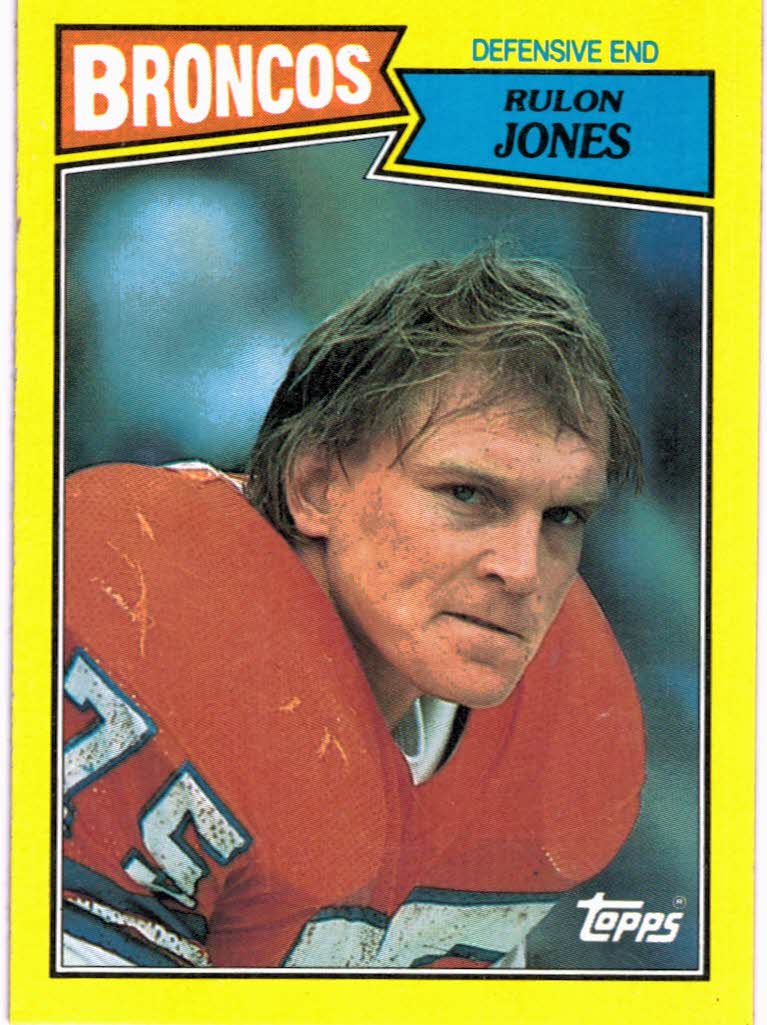 : Football NFL 1986 Topps #118 Rulon Jones NM-MT+