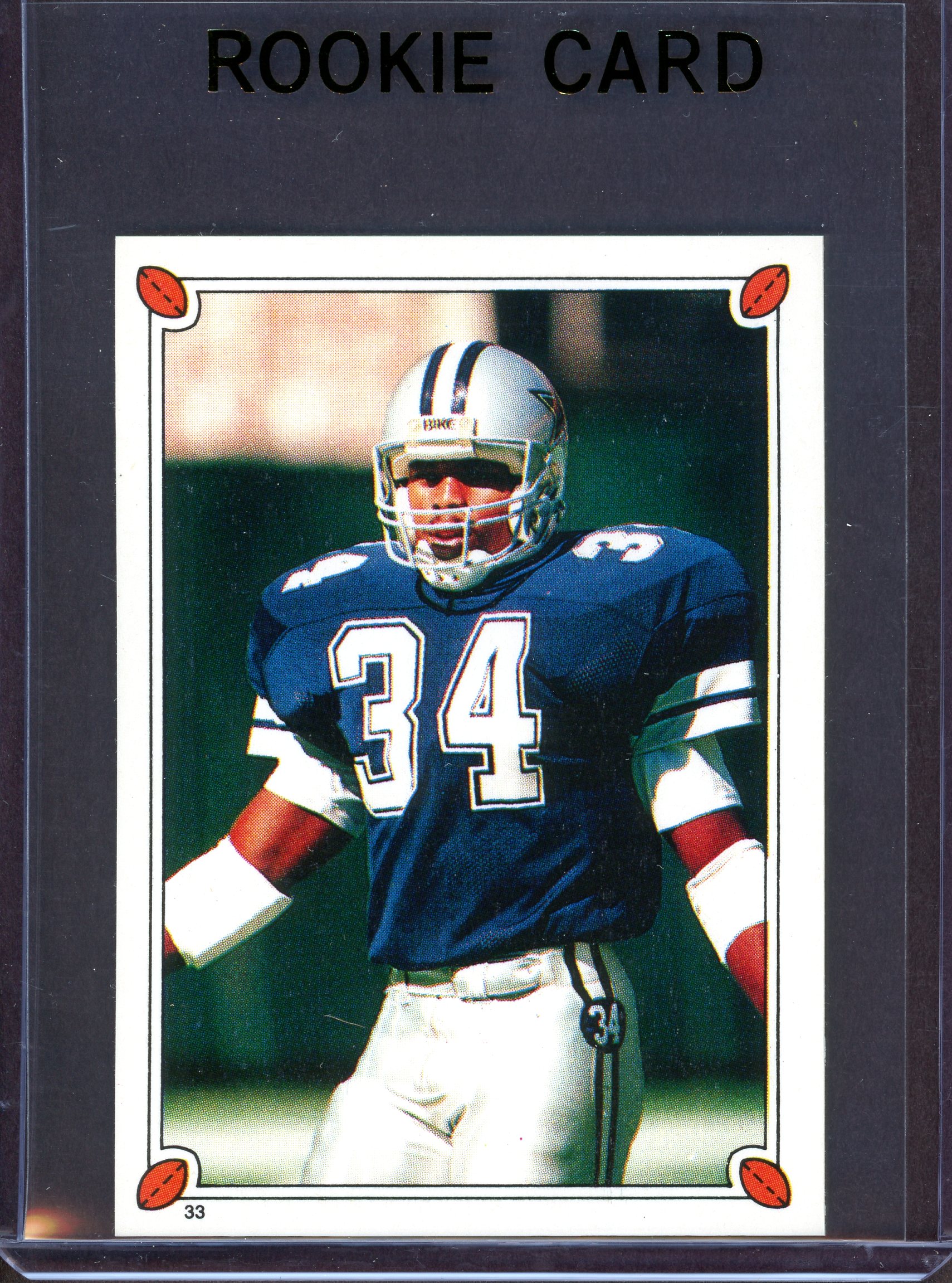 FREE SHIPPING-MINT-1992 Pro Set '91 Replay NFC Wild Card #56