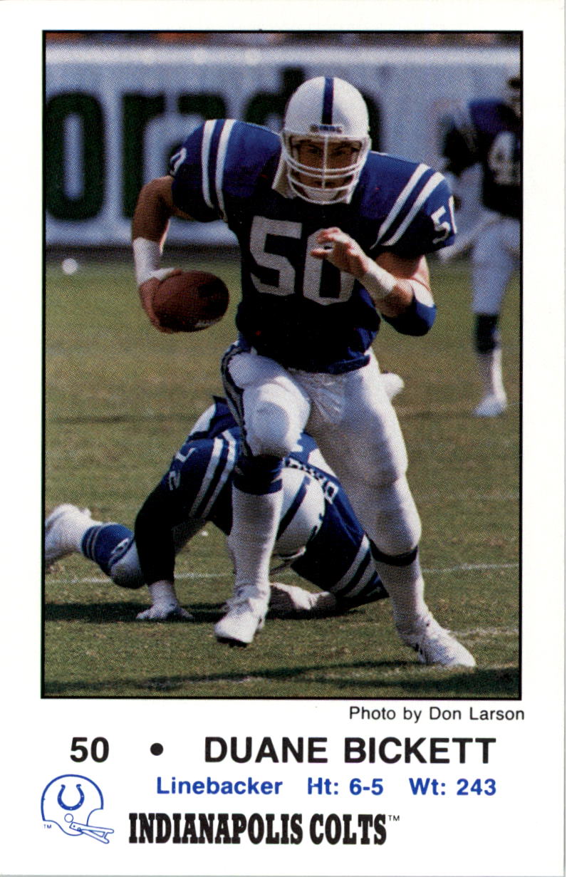 1988 Colts Police #4 Duane Bickett
