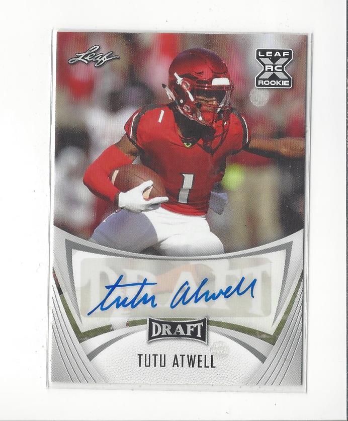 2021 Leaf Draft Autographs #BATA1 Tutu Atwell