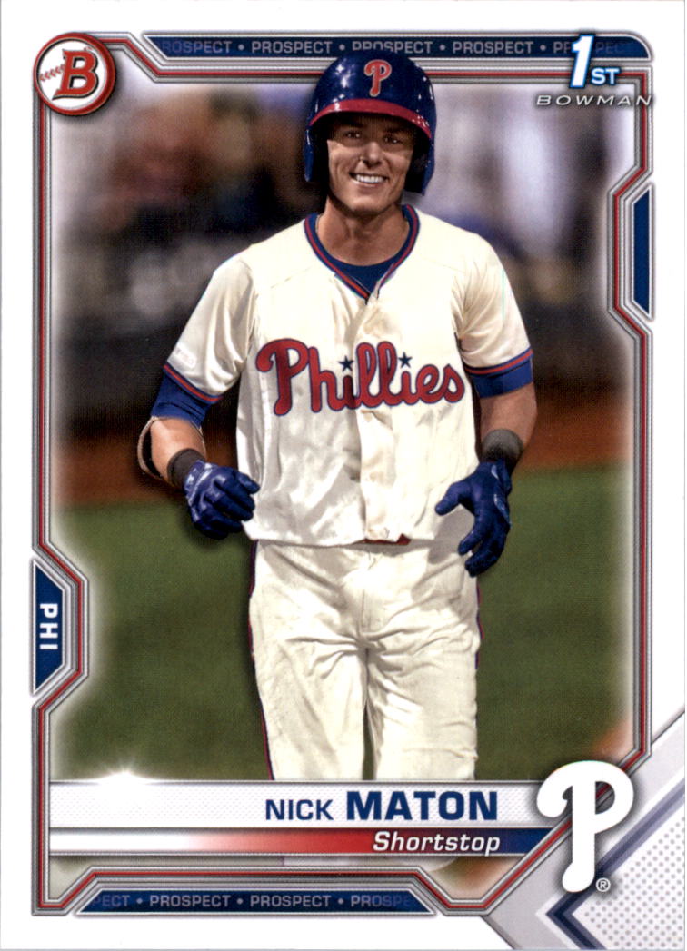 2021 Bowman Prospects Baseball Card Pick (Base) - Bild 10 von 299