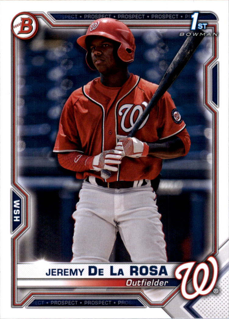 2021 Bowman Prospects Baseball Card Pick (Base) - Bild 50 von 299