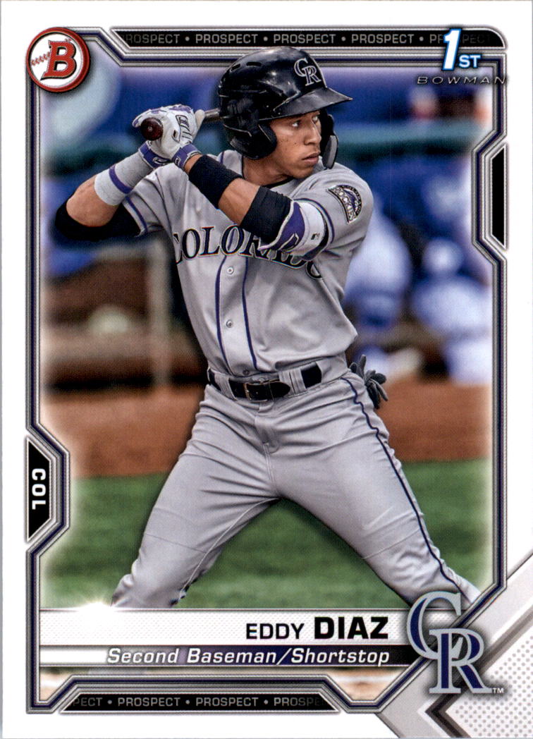 2021 Bowman Prospects Baseball Card Pick (Base) - Bild 66 von 299