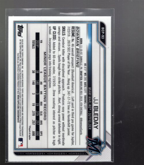 A9672- 2021 Bowman Chrome BB Assorted Insert Card1 -You Pick- 15+ FREE US SHIP - Picture 287 of 467