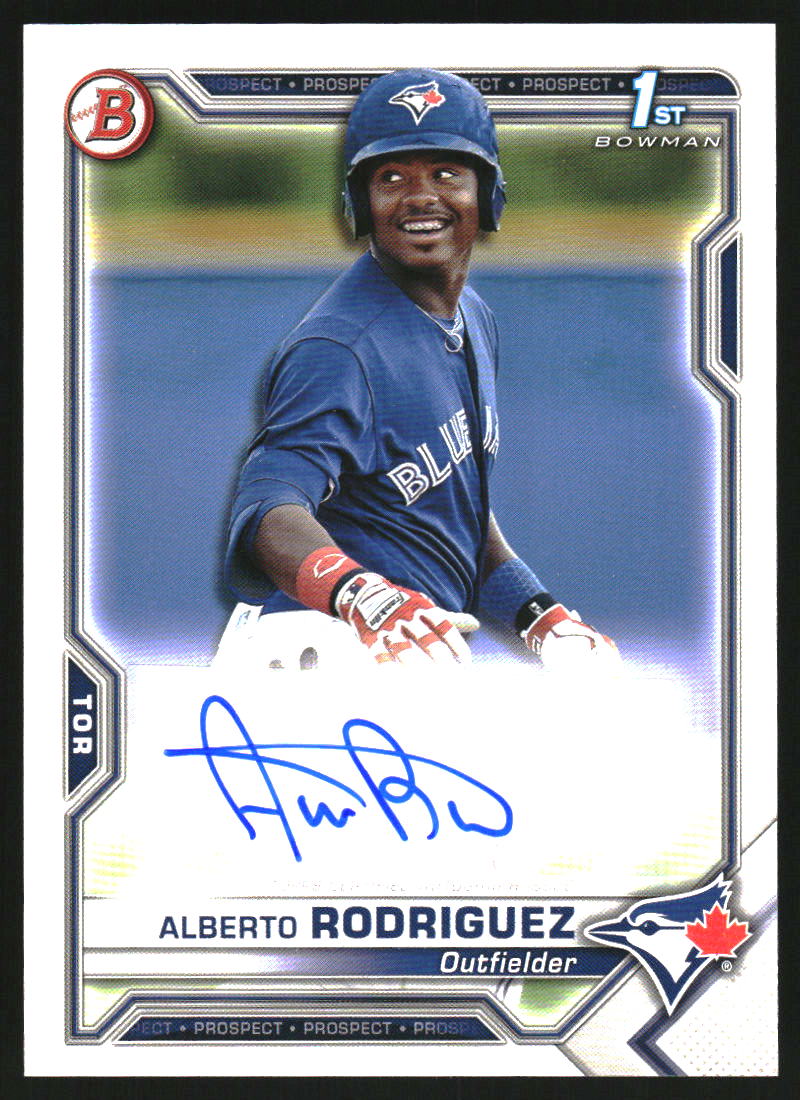 2021 Bowman Prospect Autographs #PAPRAR Alberto Rodriguez