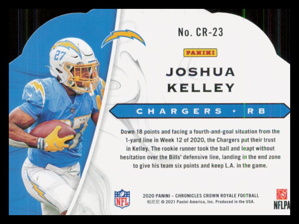 2020 Crown Royale Gold #23 Joshua Kelley back image