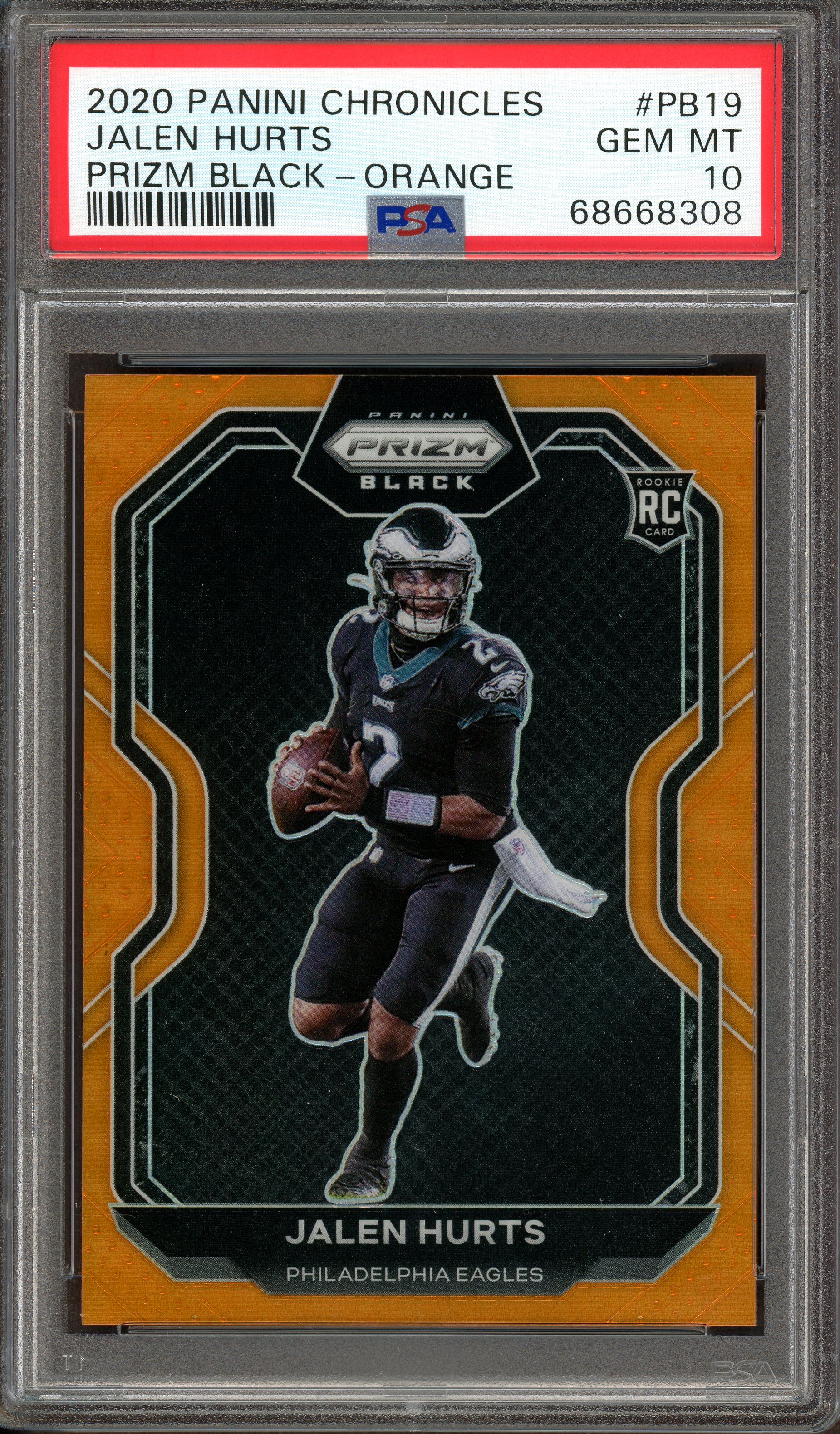 Jalen Hurts 2020 Panini Prizm Black #19