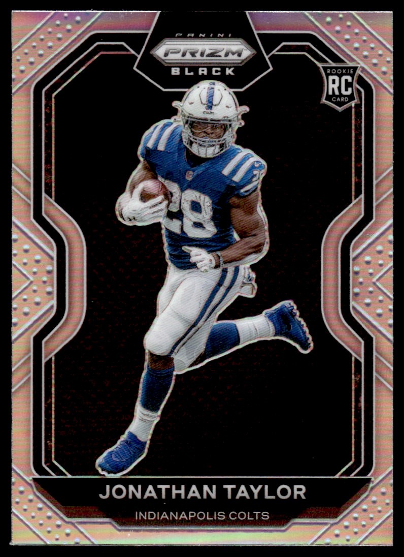 2020 Panini Prizm Black Silver #7 Jonathan Taylor