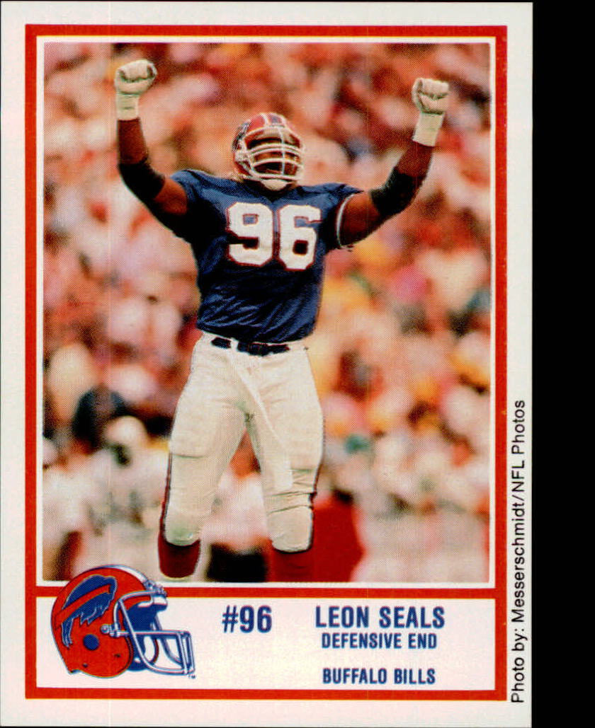 1989 Bills Police #1 Leon Seals