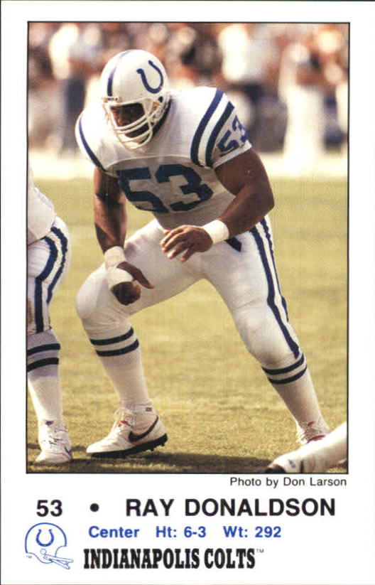 1989 Colts Police #6 Ray Donaldson
