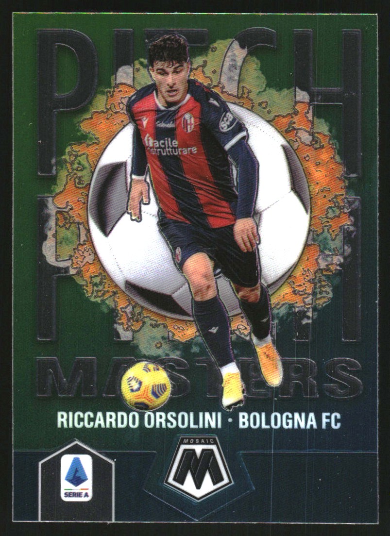 2020-21 Panini Mosaic Serie A Pitch Masters #6 Riccardo Orsolini