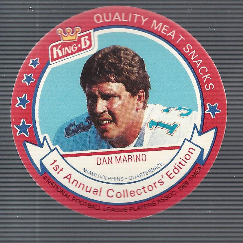 1989 King B Discs #14 Dan Marino