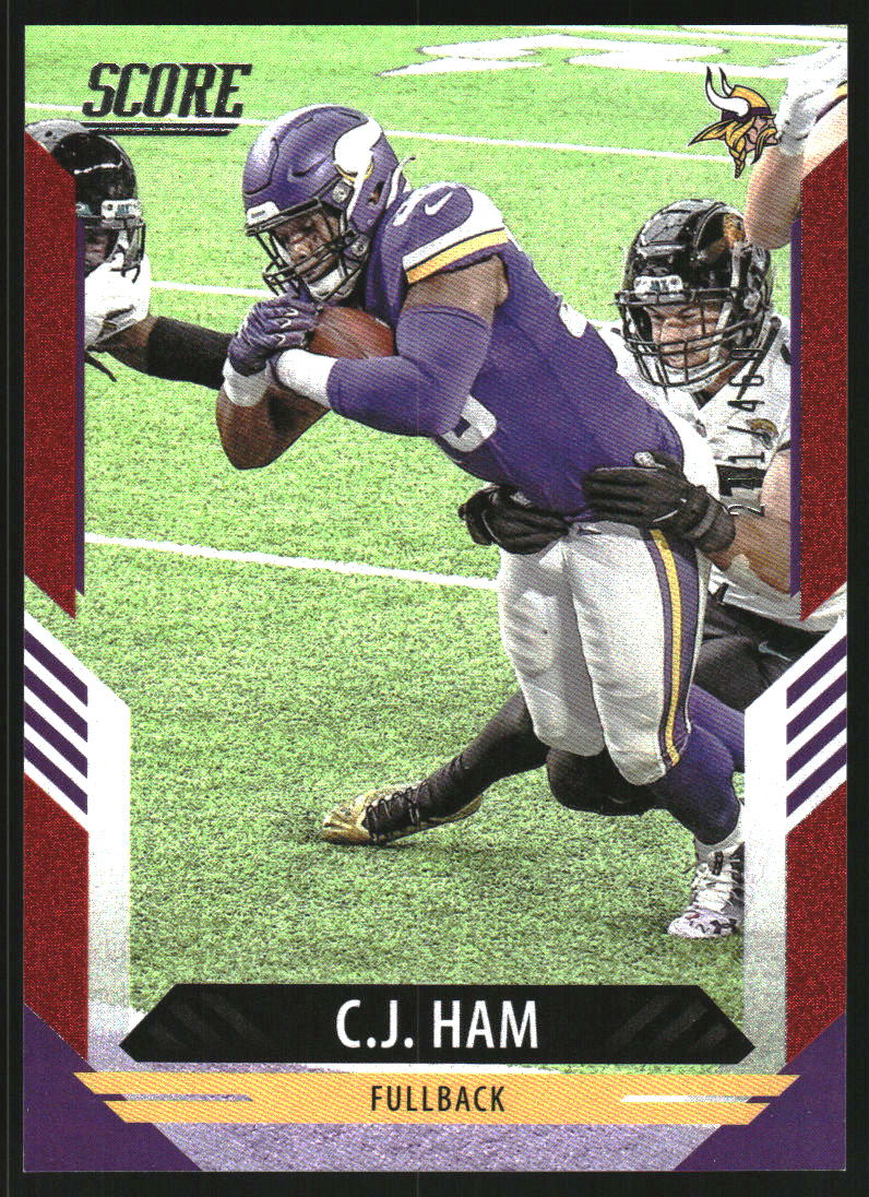 2021 Score Dots Red #153 C.J. Ham on Fanatics Collect