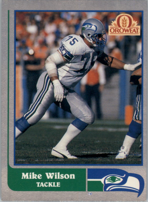 1989 Seahawks Oroweat #17 Mike Wilson T