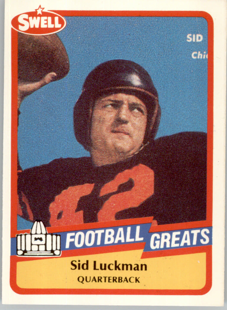 1989 Swell Greats (HOF) Football "Main Set" Base Cards - Bild 52 von 287
