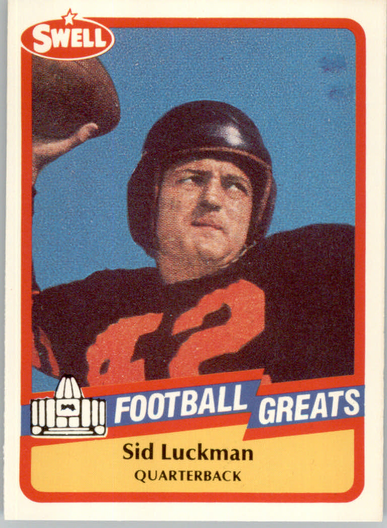 1989 Swell Greats (HOF) Football "Main Set" Base Cards - Bild 54 von 287