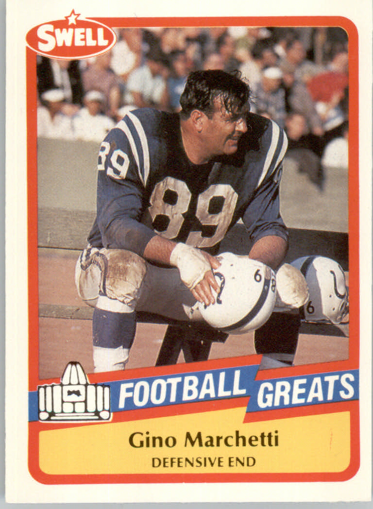 1989 Swell Greats (HOF) Football "Main Set" Base Cards - Bild 178 von 287