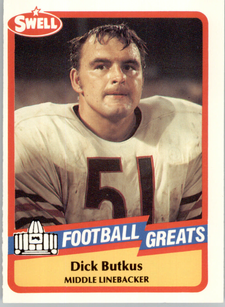 1989 Swell Greats (HOF) Football "Main Set" Base Cards - Bild 282 von 287