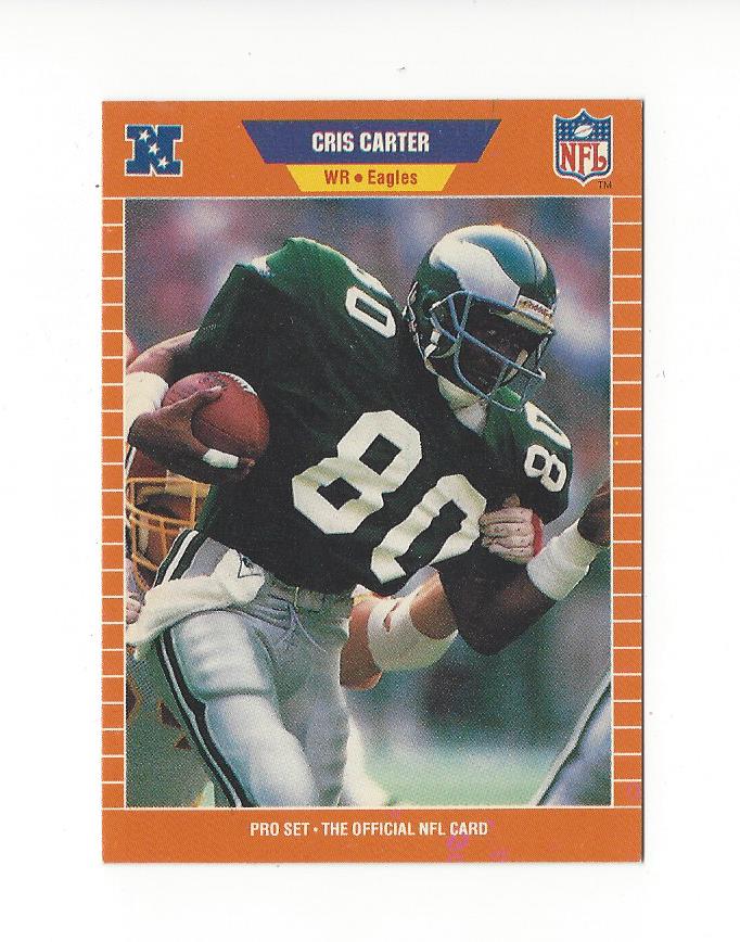 1989 Pro Set #314 Cris Carter RC