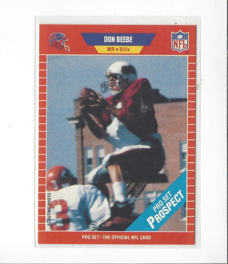 1989 Pro Set #516 Don Beebe RC