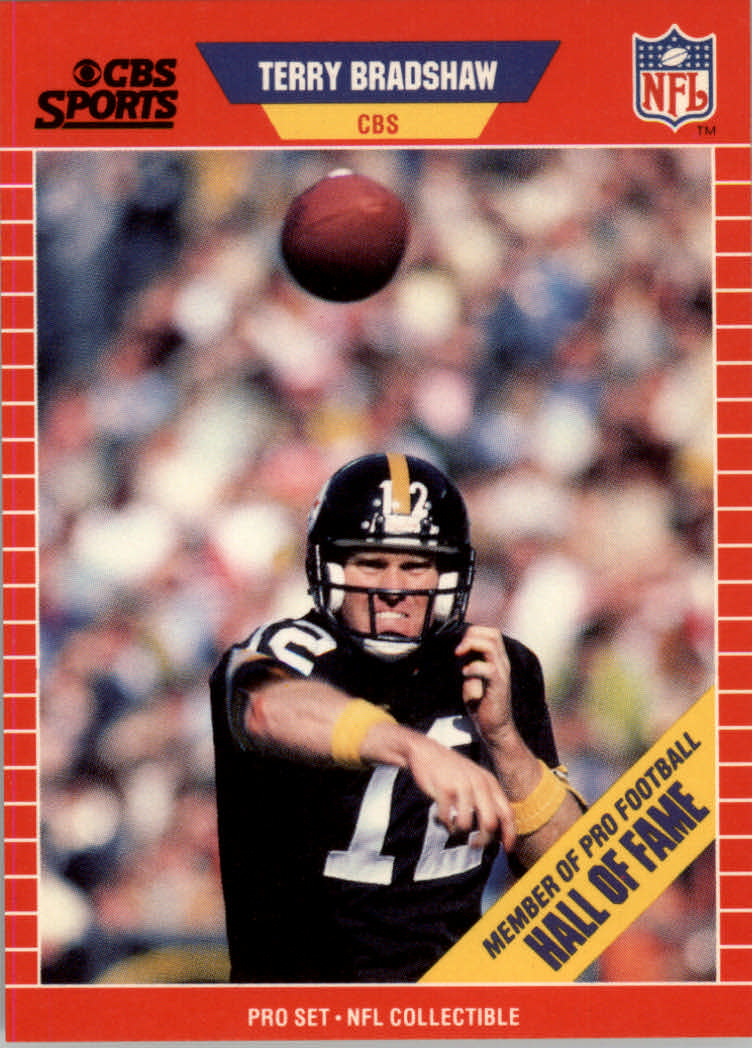 1989 Pro Set Football "Announcers" Insert Cards - Bild 24 von 49