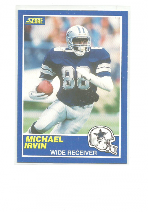 1989 Score #18 Michael Irvin RC