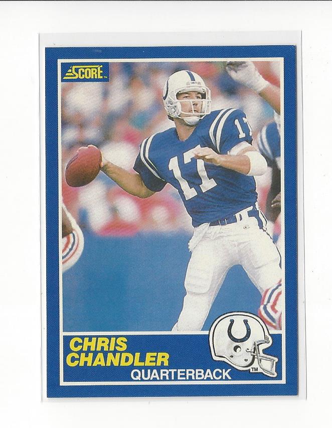 1989 Score #27 Chris Chandler RC