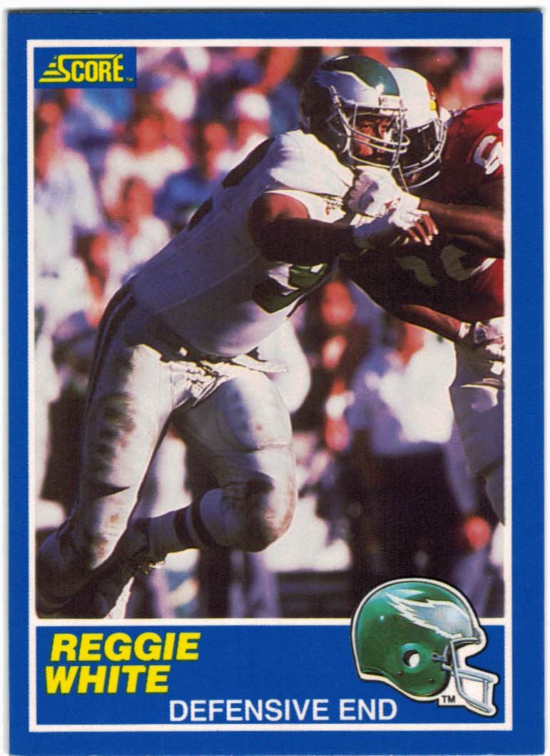 1991 Score #344 Reggie White DT - NM