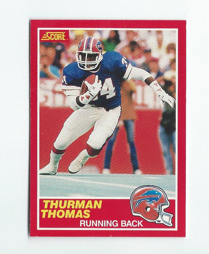 1989 Score #211 Thurman Thomas RC