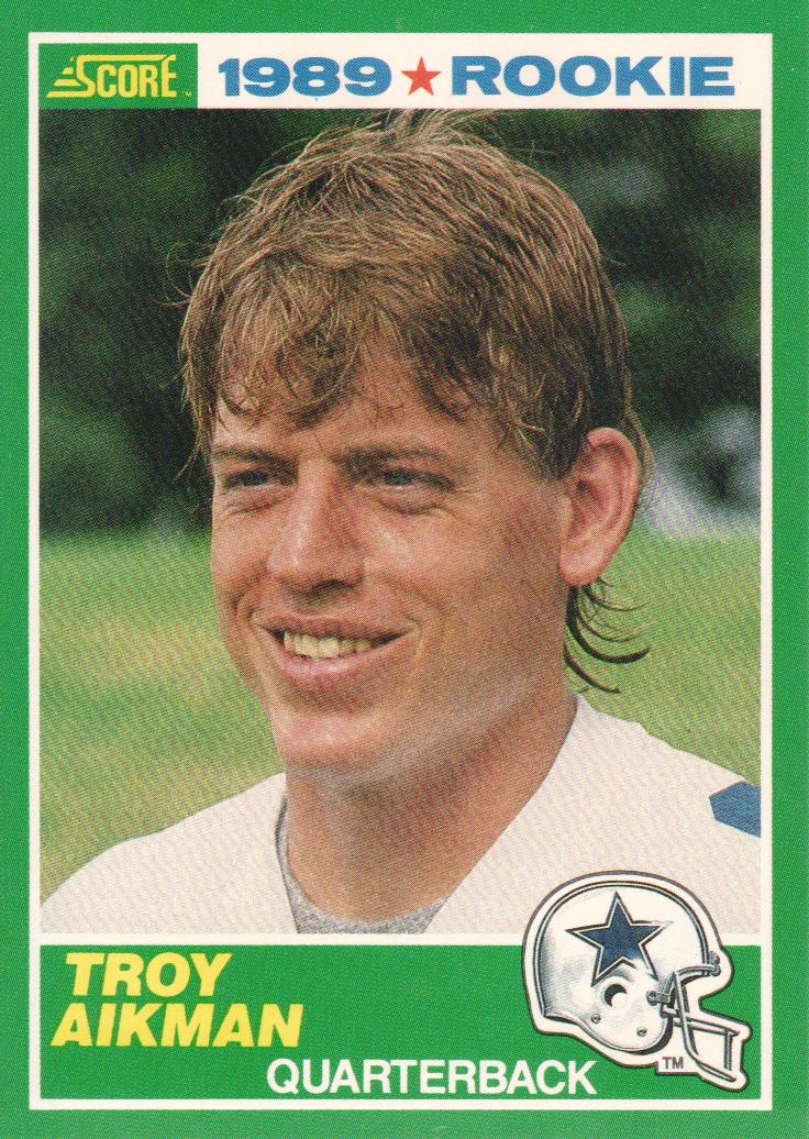 1989 Score #270 Troy Aikman RC