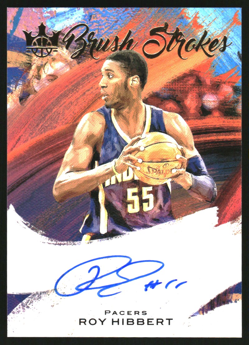 2020-21 Court Kings Brush Strokes Autographs #22 Roy Hibbert/99