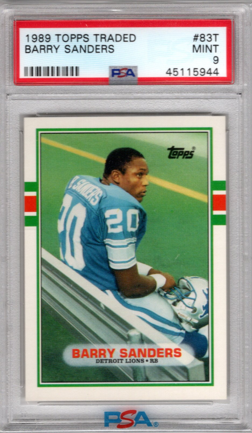1989 Topps Traded #83T Barry Sanders RC