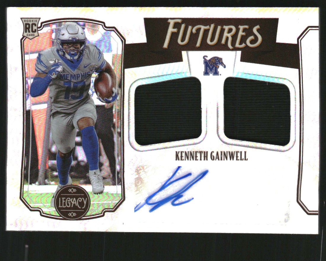 2021 Panini Legacy Futures Dual Patch Autographs #28 Kenneth Gainwell/299