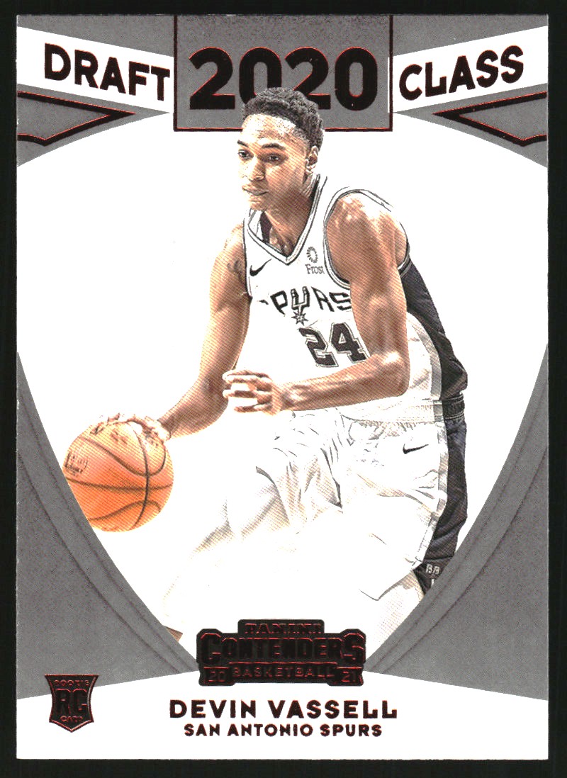 2020-21 Panini Contenders '20 Draft Class Contenders Red #11 Devin Vassell