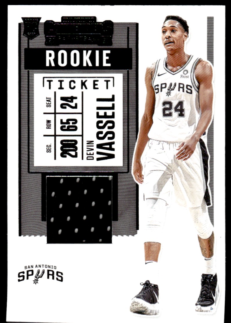 2020-21 Panini Contenders Rookie Ticket Swatches #4 Devin Vassell
