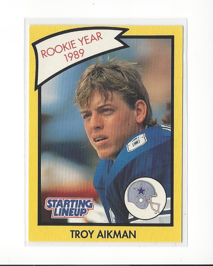 1990 Kenner Starting Lineup Cards #1B Troy Aikman RY