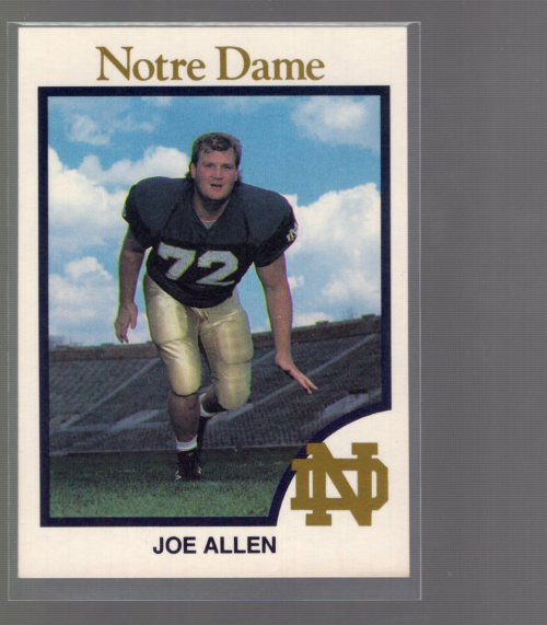 1990 Notre Dame 60 - Jerry Bodine #41 (RC) for sale online | eBay