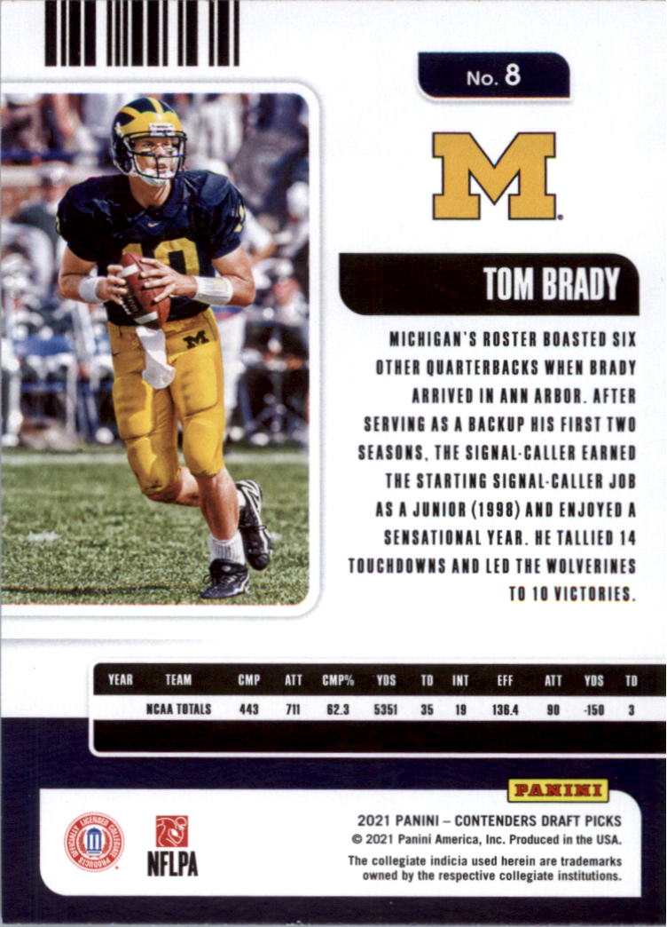 2021 Panini Contenders Draft Picks Football Card Pick (Base)