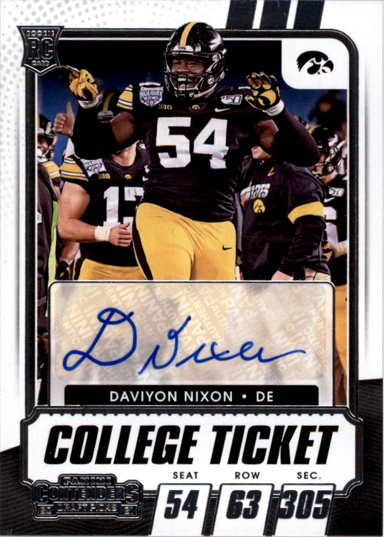 2021 Panini Contenders Draft Picks Football Card Pick (Base)