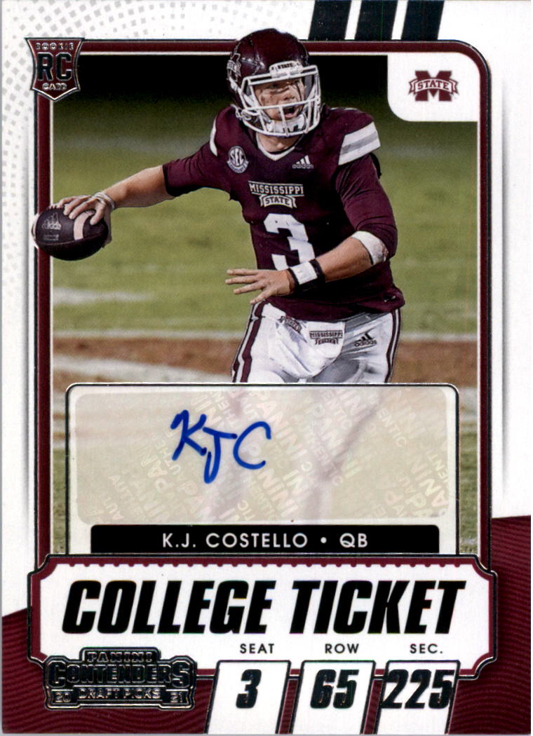 2021 Panini Contenders Draft Picks Football Card Pick (Base)