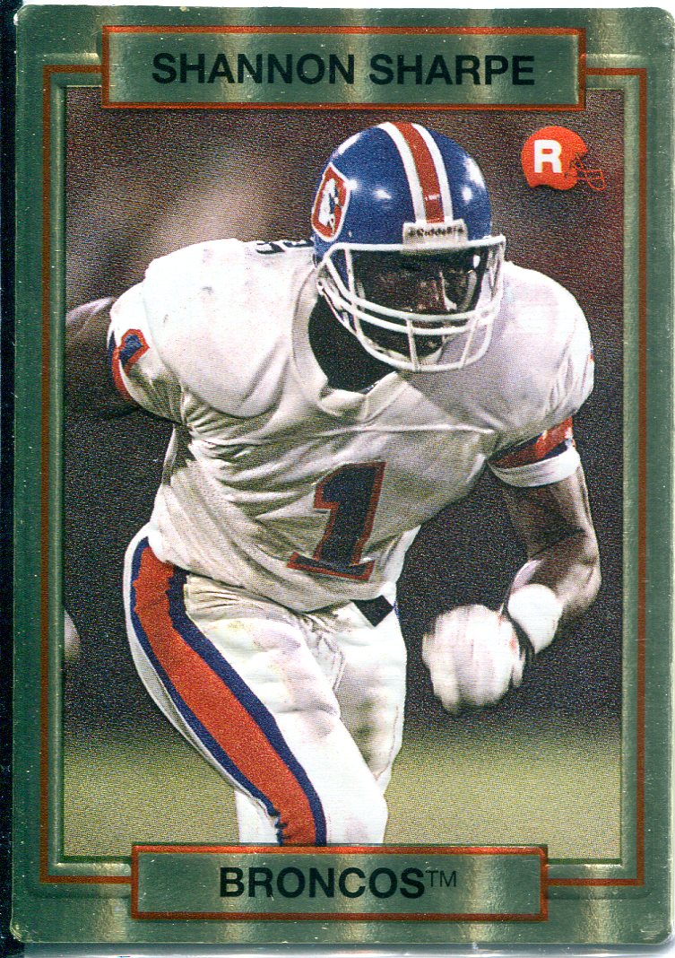 1990 Action Packed Rookie Update #46 Shannon Sharpe RC